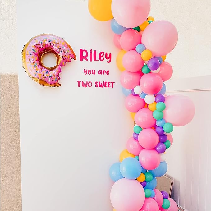 130pcs Pink Balloons Different Sizes 18" 12" 10" 5" Party Latex Balloons for Birthday Baby Shower Wedding Anniversary Princess Theme Party Decorations