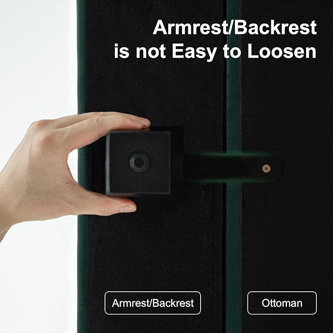 Belffin Modular Sectional Sofa Couch with Reversible Chaise - Velvet L Shaped Couch with Storage, 4-seat Convertible Green.…