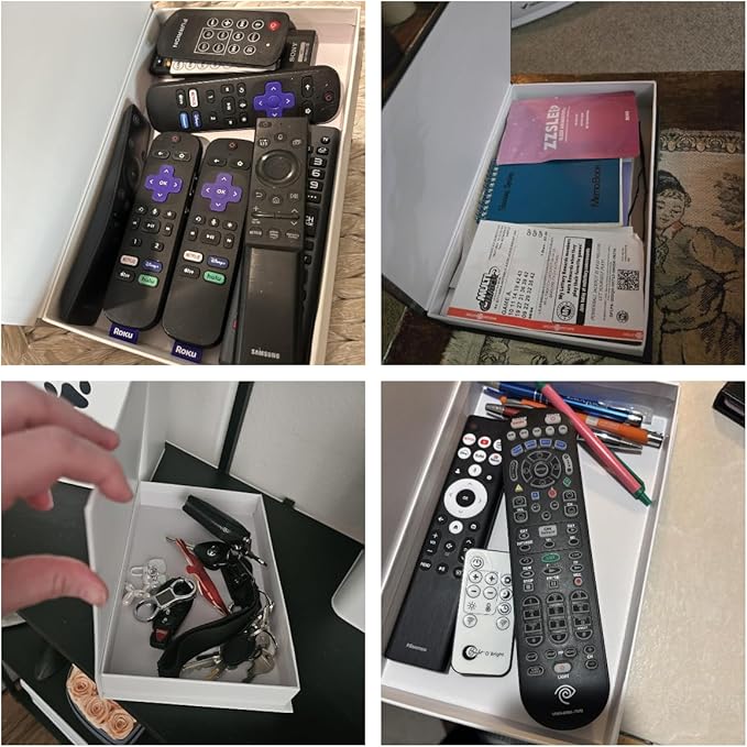 Decorative Storage Book Box – Hidden Storage for Remote Controls, Keys, and Small Items – Elegant Home Decor for Living Room, Bedroom, Coffee Table – Modern Style Faux Book Organizer (Pairs)