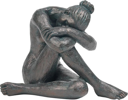 Guichifun Yoga Dancer Statue Home Decoration - Resin Sculpture Modern Creative Home Ballet Thinker Dancers Handicrafts Art Ware Home Décor Office Room Ornament Gifts 13.5 x 9.5 x 11.25 Inch