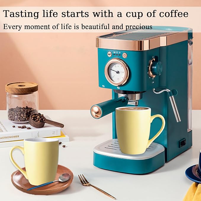 Coffee Mugs Set of 6, 12oz Ceramic Coffee Mugs with Handle, Matte Porcelain Yellow Coffee Mug for Latte, Tea, Cocoa, Cappuccino, Cups for Women Men for Home Restaurant Mug (Yellow)