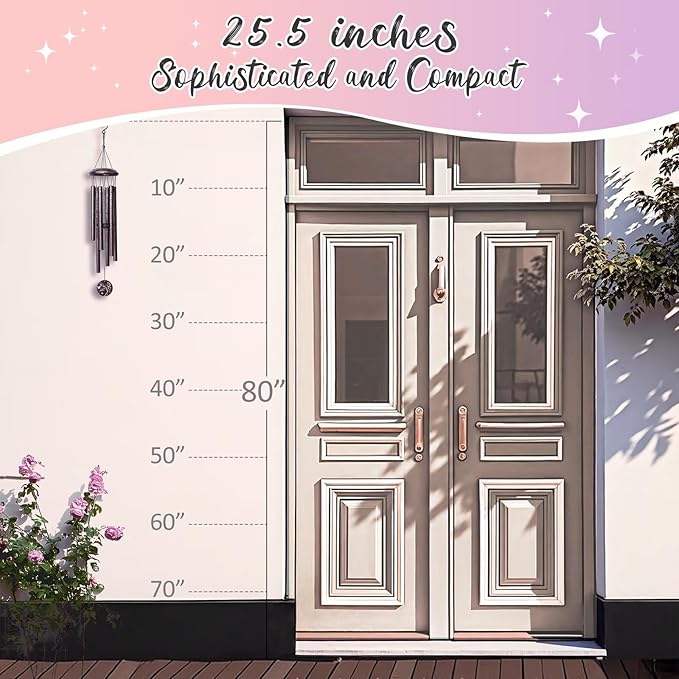 Gifts for Grandma, 25''Wind Chimes, Grandma Birthday Gifts for Grandmother from Granddaughter Grandson Grandkids, Mothers Day, Thanksgiving, Christmas Day Gift Ideas for Love Rreminder