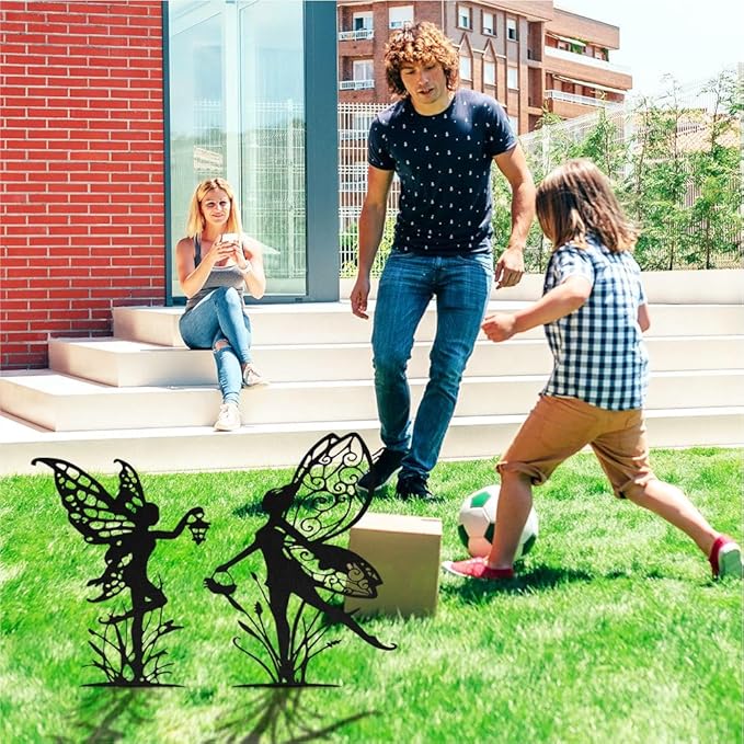 Decorative Garden Stakes, Fairy Garden Statues for Home and Garden (6)