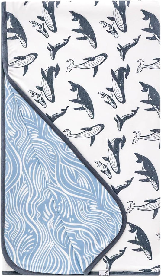 Copper Pearl Jumbo Premium Knit 3 Layer Stretchy Throw Blanket Cove