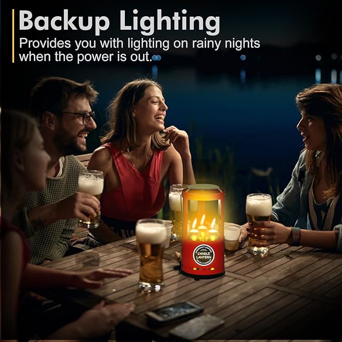 Candle Lantern, Camping Gear for Campers Use, Without Candles