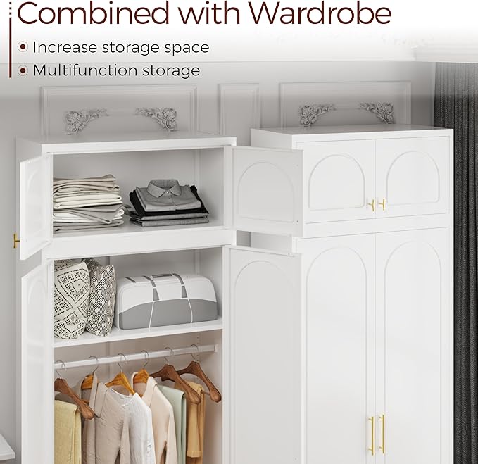 Bathroom Cabinet Wall Mounted, Metal Laundry Wall Storage Cabinets Over Toilet, Medicine Cabinet Organizer with 2 Doors, Floating Cabinets for Launtry, Kitchen, Bathroom, Living Room