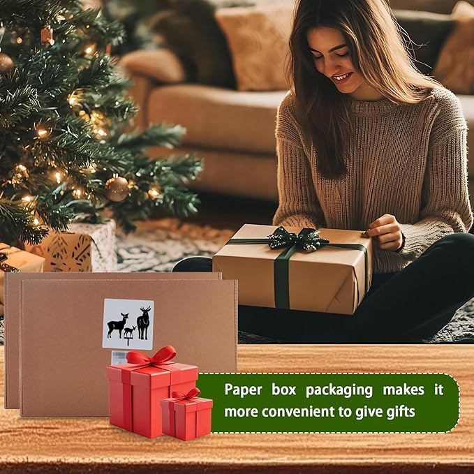 3 Pack Deer Metal Garden Decorative Stakes, Weather Proof Silhouette Statues for Yard, Patio,Outdoor Decor for Deer Lovers and Pet Owners