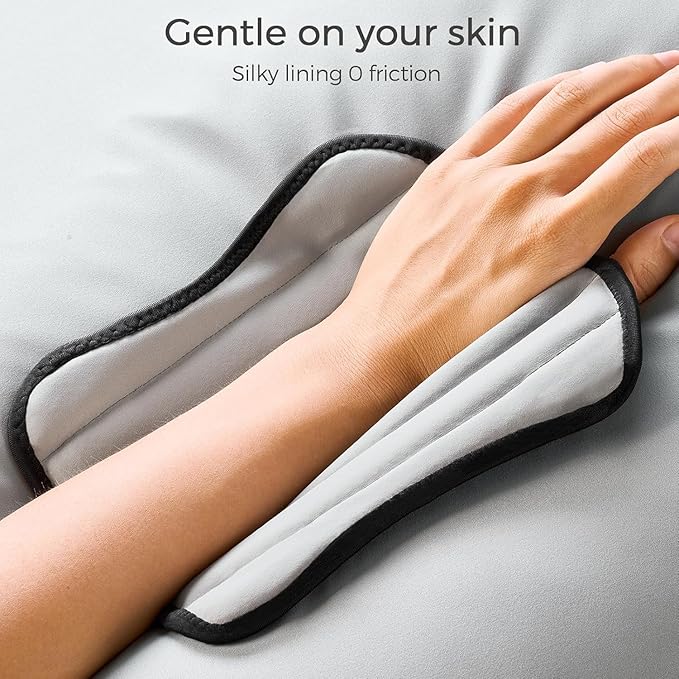 FREETOO Carpal Tunnel Wrist Brace Night Support Fit Left Hand for Work, Pain Relief Wrist Splint for Tendonitis, Arthritis, Sprain, Fit Women and Men, Wrist Immobilizer for Sleeping (XS, Black/Grey)