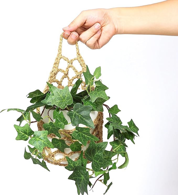 2PK Wall Planters for Indoor Plants, Macrame Plant Hanger | Wall Planter, Plant Hanger, Hanging Planter (2PK, for 6 inch Pot)