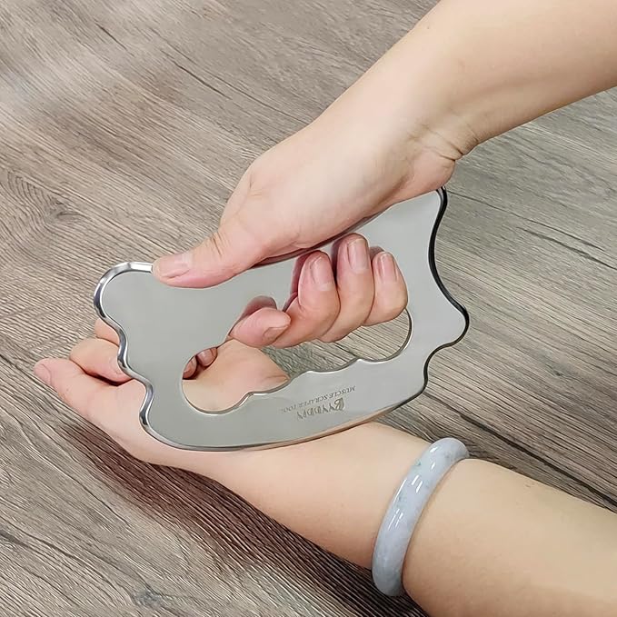 BYYDDIY 7 in 1 Stainless Steel Gua Sha Muscle Scraper Tools Kit (N-7PCS)