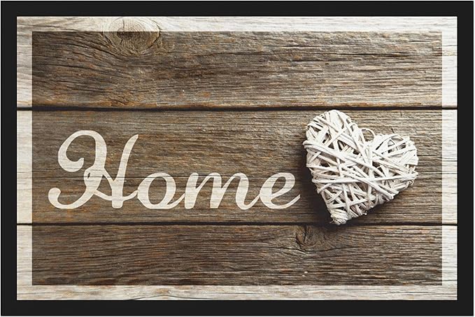 Floor Mat - for Indoor and Outdoor Use - Doormat - Non-Slip - Front Door Shoe Scraper - Size: 17x29