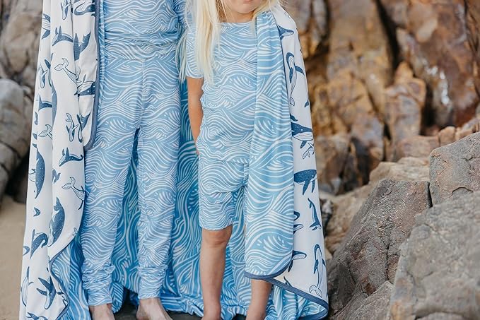 Copper Pearl Jumbo Premium Knit 3 Layer Stretchy Throw Blanket Cove