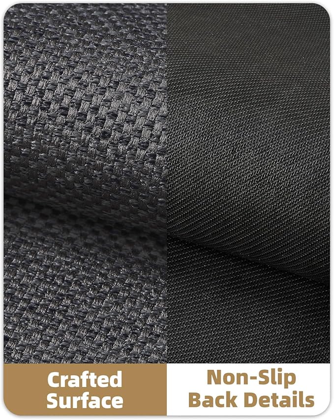 Color&Geometry Front Door Mat Indoor 17"x29", Rugs for Entryway, Non Slip Washable Low-Profile Inside, Entry Mat Entry Rug Door Mat Indoor Entrance, Grey (Rolled-up NO Creases)