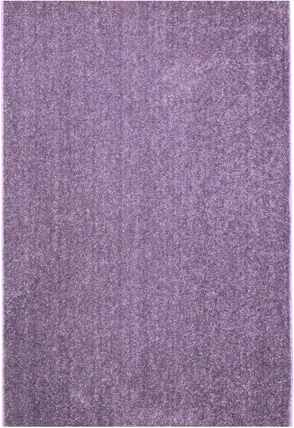KOECKRITZ Soft and Colorful Kids Classroom Area Rugs (Passes Flammability Pill Test) Many Sizes and Bright Colors to Select from (9' x 12', Lavender)