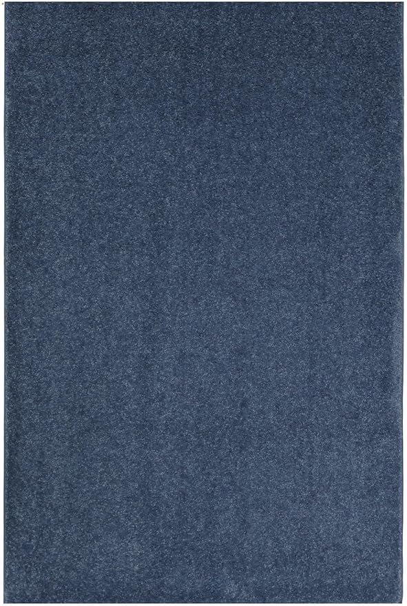 KOECKRITZ Soft and Colorful Kids Classroom Area Rugs (Passes Flammability Pill Test) Many Sizes and Bright Colors to Select from (8' x 12', Navy)