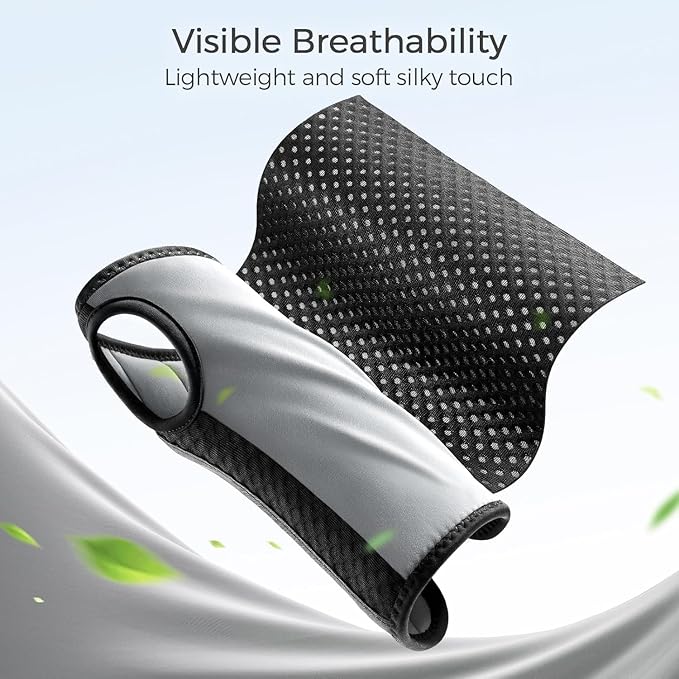 FREETOO Carpal Tunnel Wrist Brace Night Support Fit Left Hand for Work, Pain Relief Wrist Splint for Tendonitis, Sprain, Strain, Rigid Hand Brace for Arthritis for Women and Men (XS, Black/Pink)