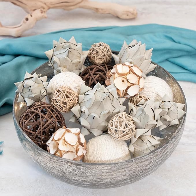 ANDALUCA Decorative Balls Bag Bowl Filler Home Decor (Artichoke)