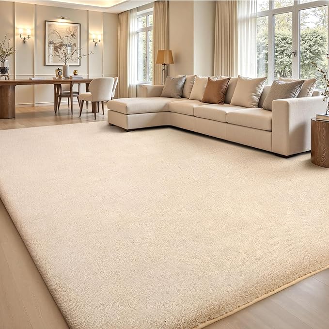 Sour Lemon 8x10 Area Rugs for Living Room, Soft Large Area Rug Fluffy Rugs for Bedroom，Machine Washable Area Rug Non Slip Carpet Rug for Living Room Playroom Kids Room Home Decor