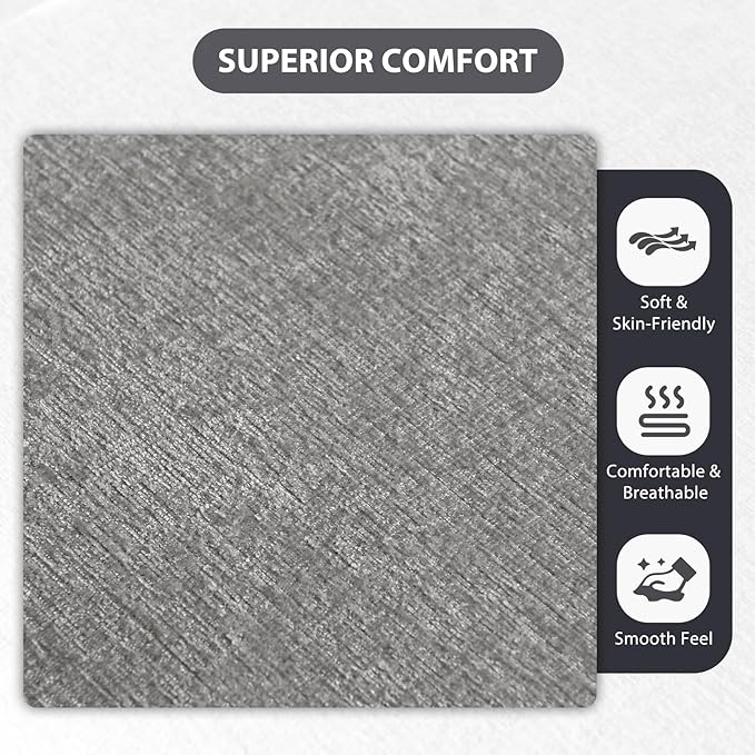 mestyl Modular Sectional Sofa Convertible L Shaped Sofa Couch Set with Storage for Living Room, Modern 3 Seater Modular Sectional Couch with Movable Ottoman (Grey)