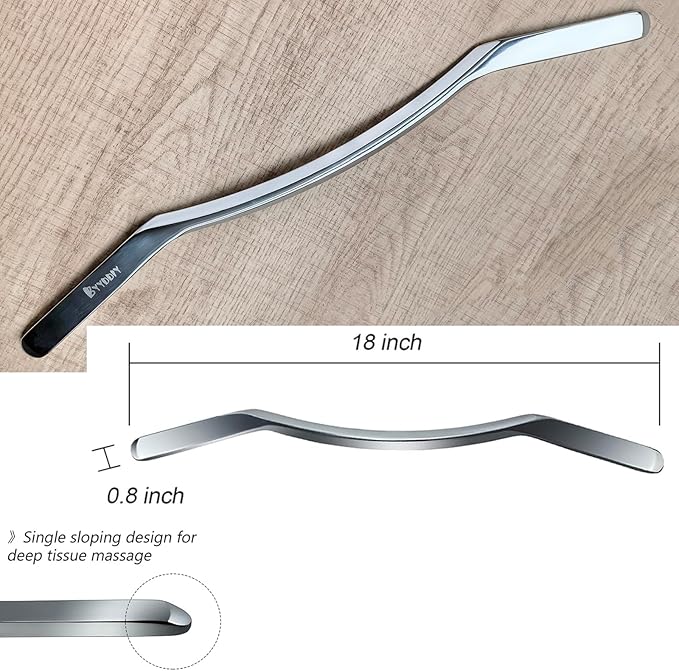 BYYDDIY 7 in 1 Stainless Steel Gua Sha Muscle Scraper Tools Kit (N-7PCS)