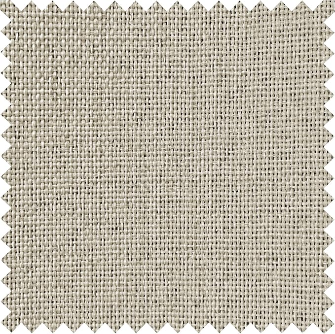 Macochico 120”Wx102”L 100% Blackout Linen Curtains Pinch Pleated Thermal Panels for Sliding Door Bedroom Living Room Farmhouse Shabby Chic Ivory White Burlap Curtains with Tieback 1 Panel