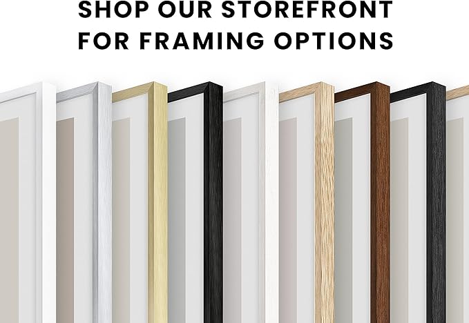 HAUS AND HUES 20x30 Picture Frames - Set of 6, Poster Frames, Gallery Wall Frame Set (Beige) - 20 x 30 Inches