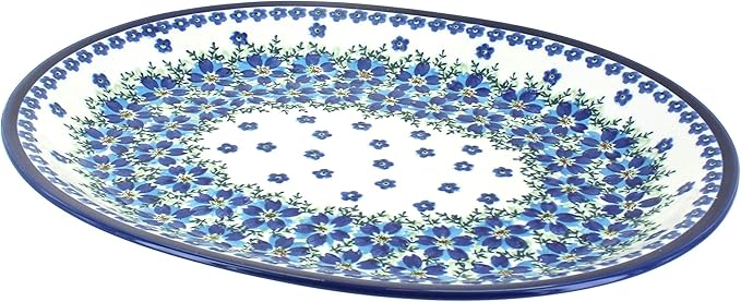Blue Rose Polish Pottery Kalina Large Serving Platter