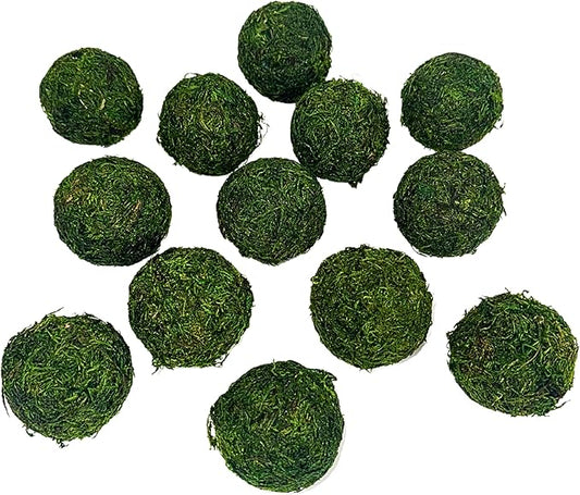 ANDALUCA Decorative Green Moss Balls Bowl Filler Orbs (Pure Moss)