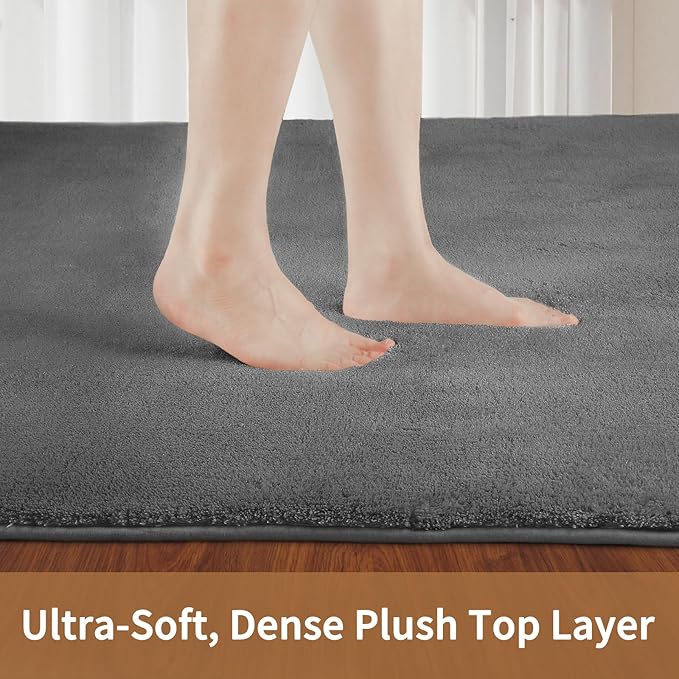 Sour Lemon 6x9 Area Rugs for Living Room, Soft Large Area Rug Fluffy Rugs for Bedroom，Machine Washable Area Rug Non Slip Carpet Rug for Living Room Playroom Kids Room Home Decor