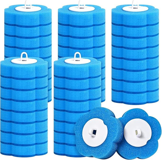 42 PCS Disposable Toilet Bowl Brush Refills, Disposable Toilet Brush Heads, Toilet Wand Disposable Refill Heads, Disposable Replacement Head (42Pcs Replacement Heads)