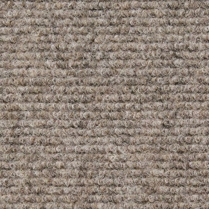 House, Home and More Indoor Outdoor Carpet with Rubber Marine Backing - Brown - 6 Feet x 20 Feet - Durable, UV-Resistant - Adds Color and Comfort to Your Deck, Patio or Other Outdoor Rug Space.