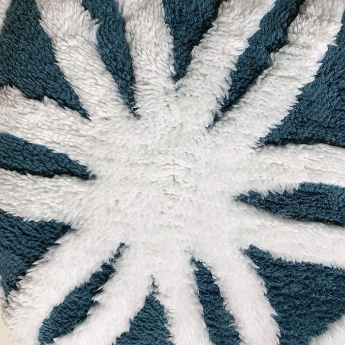 UKELER Navy Blue Flannel Sherpa Throw 60'' x 50'' New Blanket Ultra Plush Lightweight Throw Blanket Luxury Soft Warm Fuzzy Blanket Throws for Bed/Couch/Sofa/Office/Camping