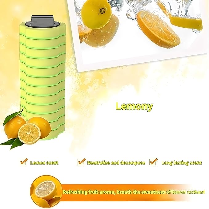 Disposable Toilet Brush with 40 Wand Refill Heads - KIRIKIT Wall-Mounted Toilet Brush and Holder Bowl Cleaner Set with 3 Scents for Deep Cleaning and Hygienic Bathroom Toilet Cleaning System