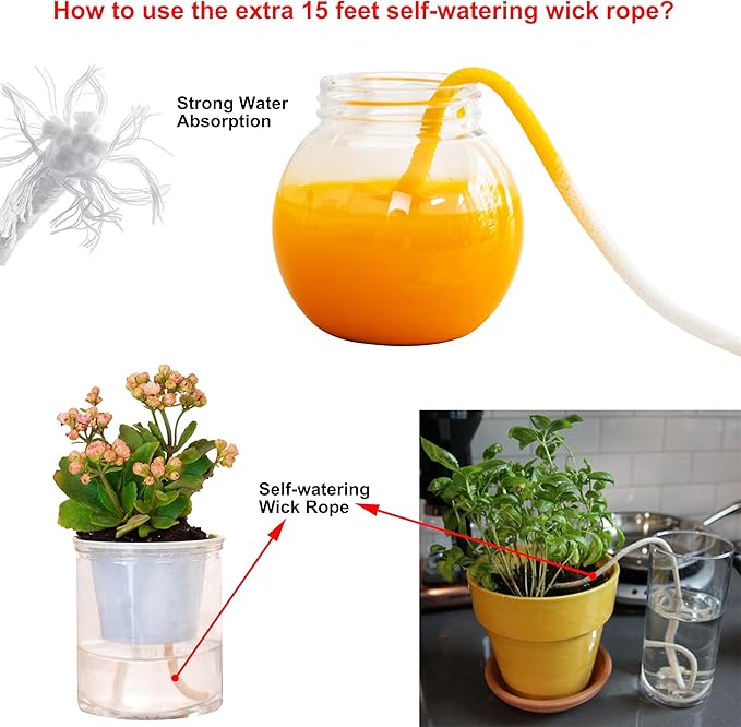 3 Pack Self Watering Wall Hanging Planter Pots Vertical Garden Window Hang Mount Indoor Outdoor Plant Flower Basket for Kitchen Herbs Balcony Railing Shelf Fence Bedroom Trellis Decor Modern White Box