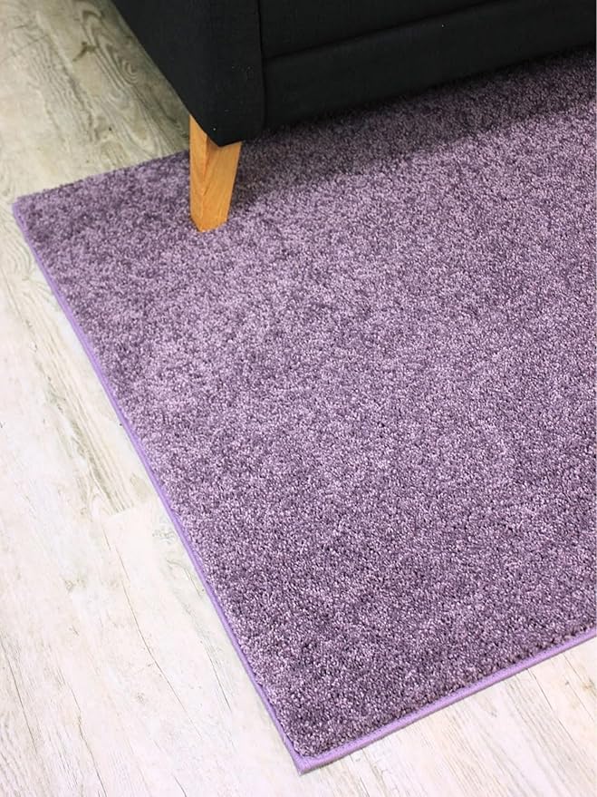KOECKRITZ Soft and Colorful Kids Classroom Area Rugs (Passes Flammability Pill Test) Many Sizes and Bright Colors to Select from (4' Round, Lavender)