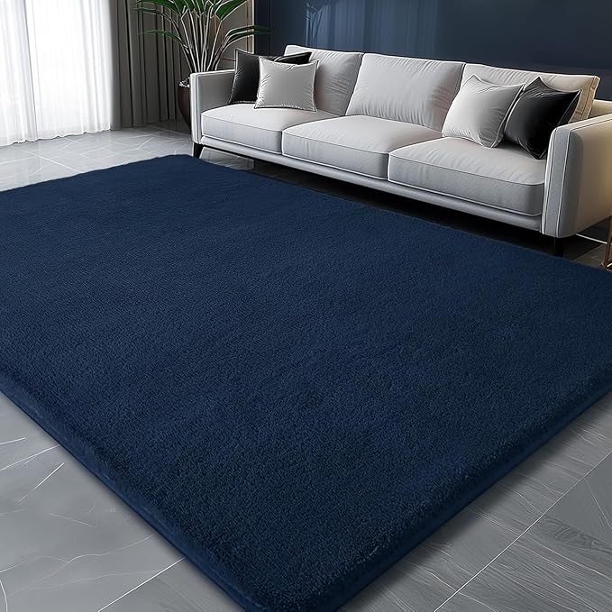 Sour Lemon 6x9 Area Rugs for Living Room, Soft Large Area Rug Fluffy Rugs for Bedroom，Machine Washable Area Rug Non Slip Carpet Rug for Living Room Playroom Kids Room Home Decor