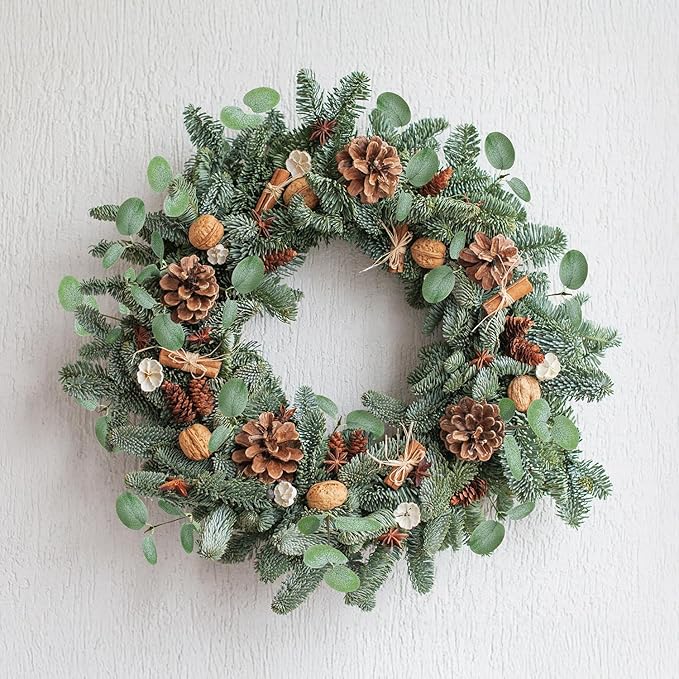 6Pcs Faux Eucalyptus Stems, 27" Artificial Eucalyptus Plants with White Frosted Coating, Fake Eucalyptus Decor Silk Greenery Leaves for Wedding Bouquets Home Decor DIY Floral Arrangements