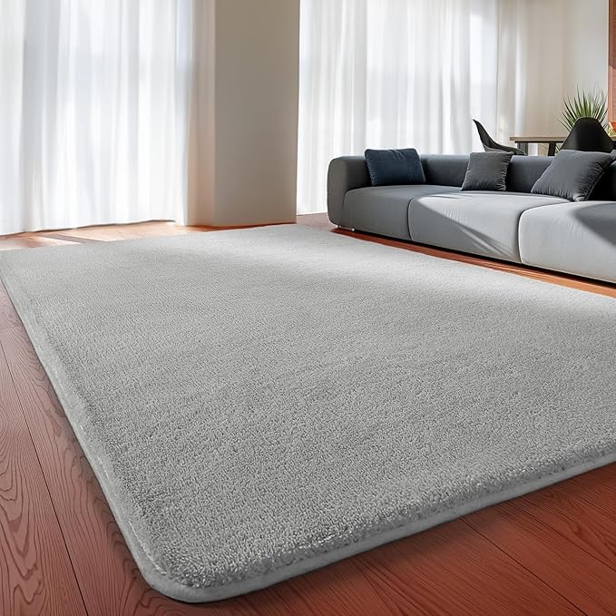 Sour Lemon 9x12 Area Rugs for Living Room, Soft Large Area Rug Fluffy Rugs for Bedroom，Machine Washable Area Rug Non Slip Carpet Rug for Living Room Playroom Kids Room Home Decor