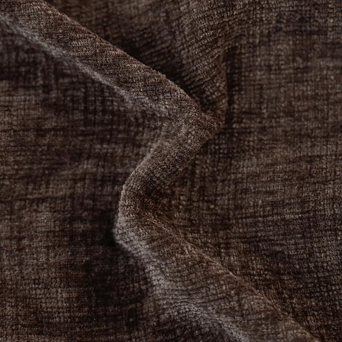 CaliTime Throw Pillow Covers Decorative 20 X 20 Inches Pack of 2 Cozy Chenille Cushion Cases for Couch Sofa Bed Living Room Home Coffee