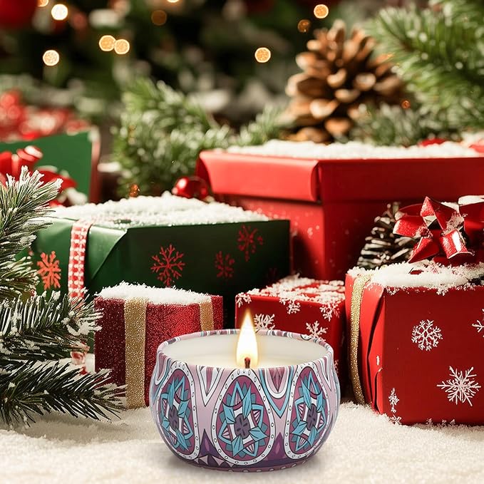 Candles Gifts for Women, 12 Pack Candles for Home Scented, 30 Oz Soy Wax Candle Gifts Sets, 240H Burning Candle for Scented, Ideal for Birthday, Valentine's Day, Mother's Day