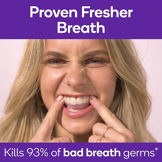 Burst Teeth Whitening Breath Strips (Polar Mint/1 Pack) | Instantly Freshens Breath on The Go | Visibily Whiter Teeth in Just One Use | Dissolves on Teeth