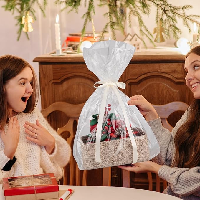 4 Pack Small Storage Shelf Baskets for Organizing, Mini Woven Rope Storage Bins for Towels, Cute Decorative Closet Organizer，Baby Nursery, Gift Empty Baskets -11.81''Lx7.87''Wx4.72''H'-Brown