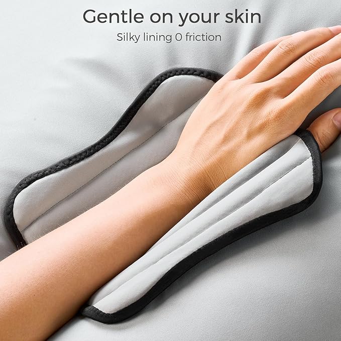 FREETOO Wrist Support Brace Left Hand for Tendonitis, Sprained Wrist, Pain Relief Wrist Splint for Carpal Tunnel, Arthritis, Fit Women and Men, Wrist Immobilizer for Sleeping (L/XL, Black/Pink)