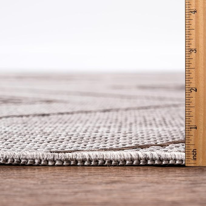 Keen Home Design Terrace Outdoor Runner Rug - 2x6 Washable Indoor/Outdoor Rug for Patio, Kitchen, Balcony, Beach, Garden, Deck and Porch, Size: 2'2"x5'7"