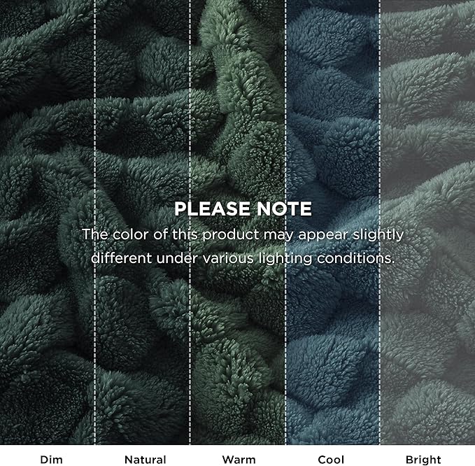 Bedsure GentleSoft Dark Green Throw Blanket for Couch - Checkered Fleece Blankets Gifts for Women Men Girls, Cute Soft Cozy Throw for Bedroom Home Decor Gifts, 50x60 Inches