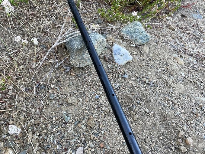 Sandbaggy Round Steel Concrete Form Stakes with Nail Holes - Rust Resistant Coating - Removable, Reusable (1000, 3/4 in X 36 in)