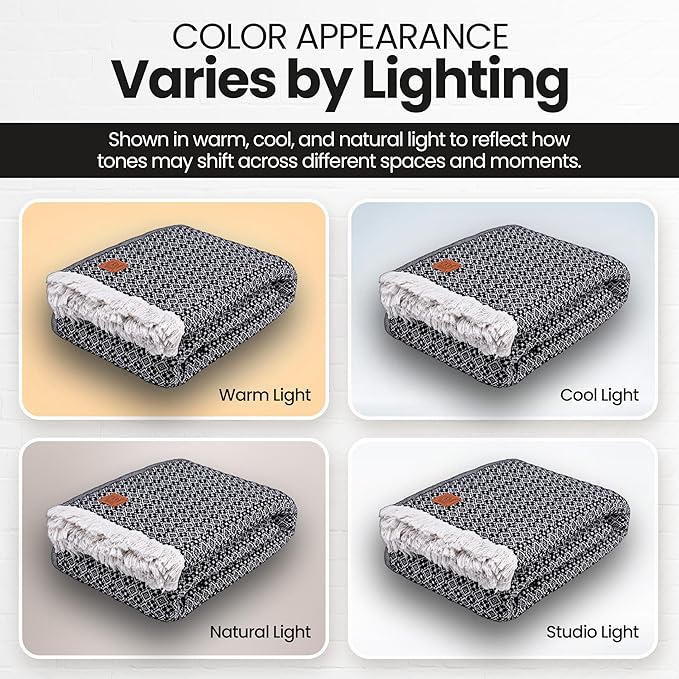 Gold Case Throw Blanket for Bed – 100% Recycled Turkish Cotton Bed Blanket – Decorative Throw Cotton Blankets for Living Room & Bedroom – Retro Black Woven Queen Blankets – 90x90