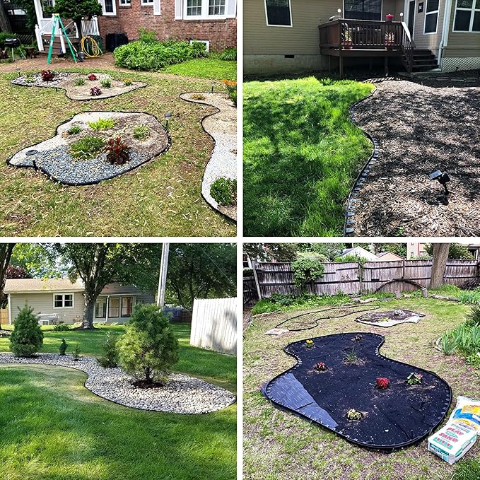 50/100/150 Pack 6" Solid Galvanized Non-Rust Metal Garden Stakes Spiral Landscape Edging Anchors for Paver Edging, Gardening, House Construction, etc (100)