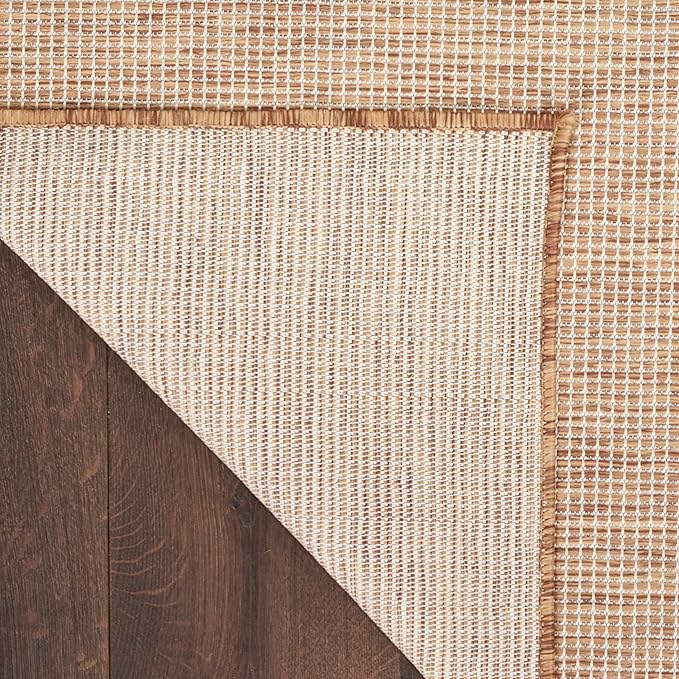 Nourison Home Positano Indoor/Outdoor Jute 9' x 12' Area Rug, Easy Cleaning, Non Shedding, Bed Room, Living Room, Dining Room, Backyard, Deck, Patio (9x12)