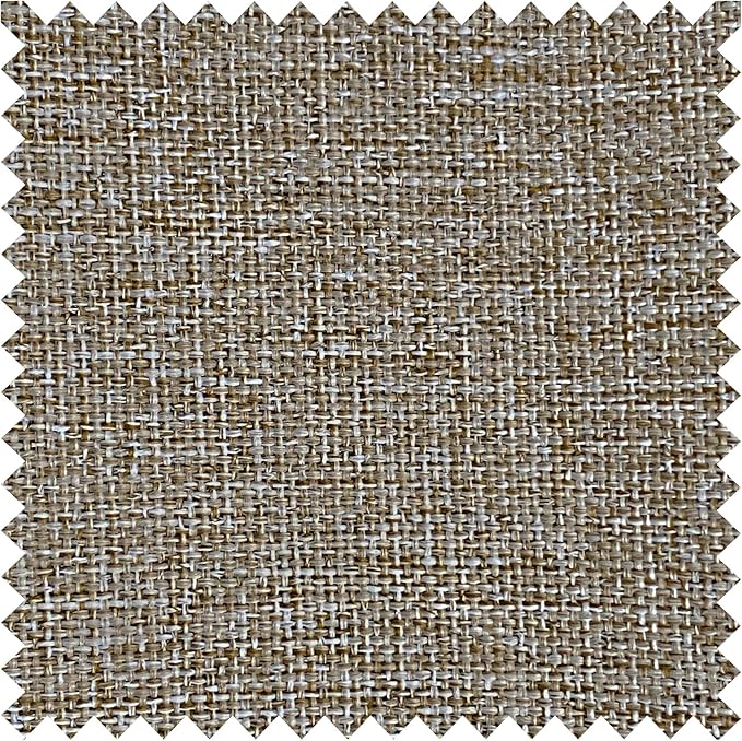 Macochico Taupe 100% Blackout Linen Curtains 96 Inches Long Pinch Pleated Curtains for Bedroom Living Room Nursery Farmhouse Insulated Sound Reducing Drapery with Tieback 84”Wx96”L 1 Panel